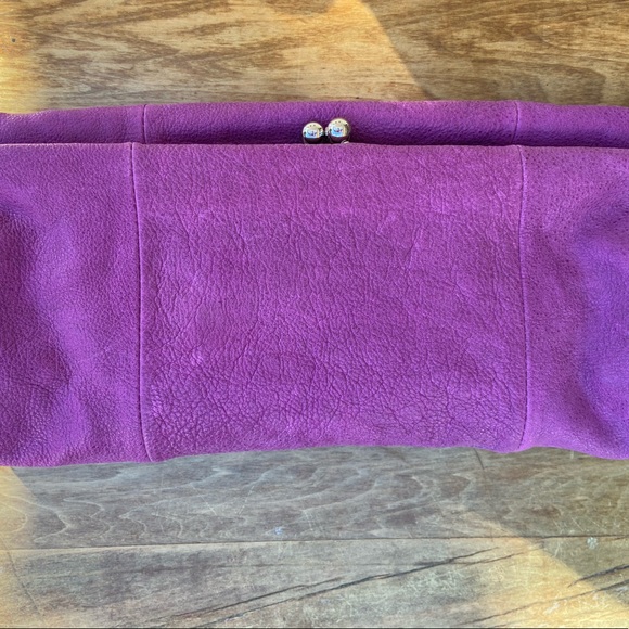 Cocinnelle fold over clutch, brand new, never used. Fuchsia. With dust bag - Picture 5 of 9